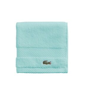 Lacoste Heritage 100% Supima Cotton Wash Cloth Towel Mint